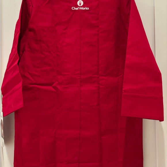 NWT Chef’s Double Breasted Jacket in Red, XS from NYCWFF Food Network Event - Picture 6 of 7
